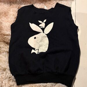 Vintage 70s/80s Playboy design sweater tank